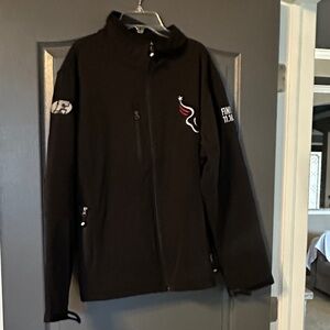 Men's Fleece Lined Black Performance Jacket/Coat Large